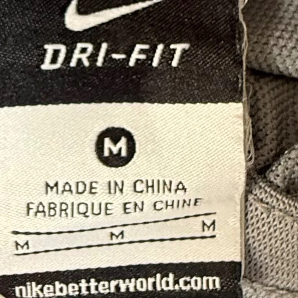 Nike Basketball Shorts Mens Medium Dri-FIT Mesh Athletic Gray Performance Shorts